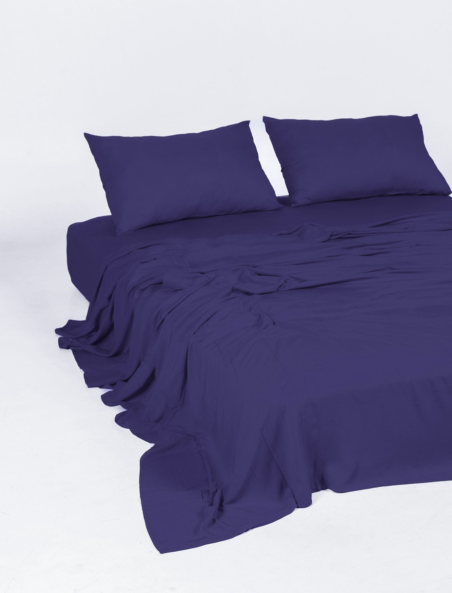 Plum Bamboo Flat Sheet