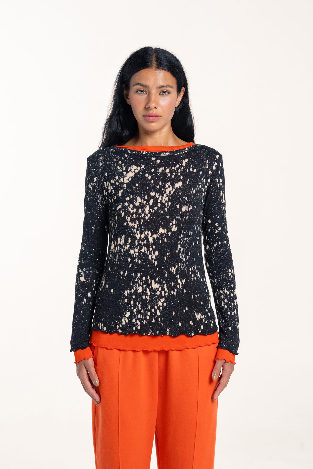 Dusk Double Layer Long Sleeve Top