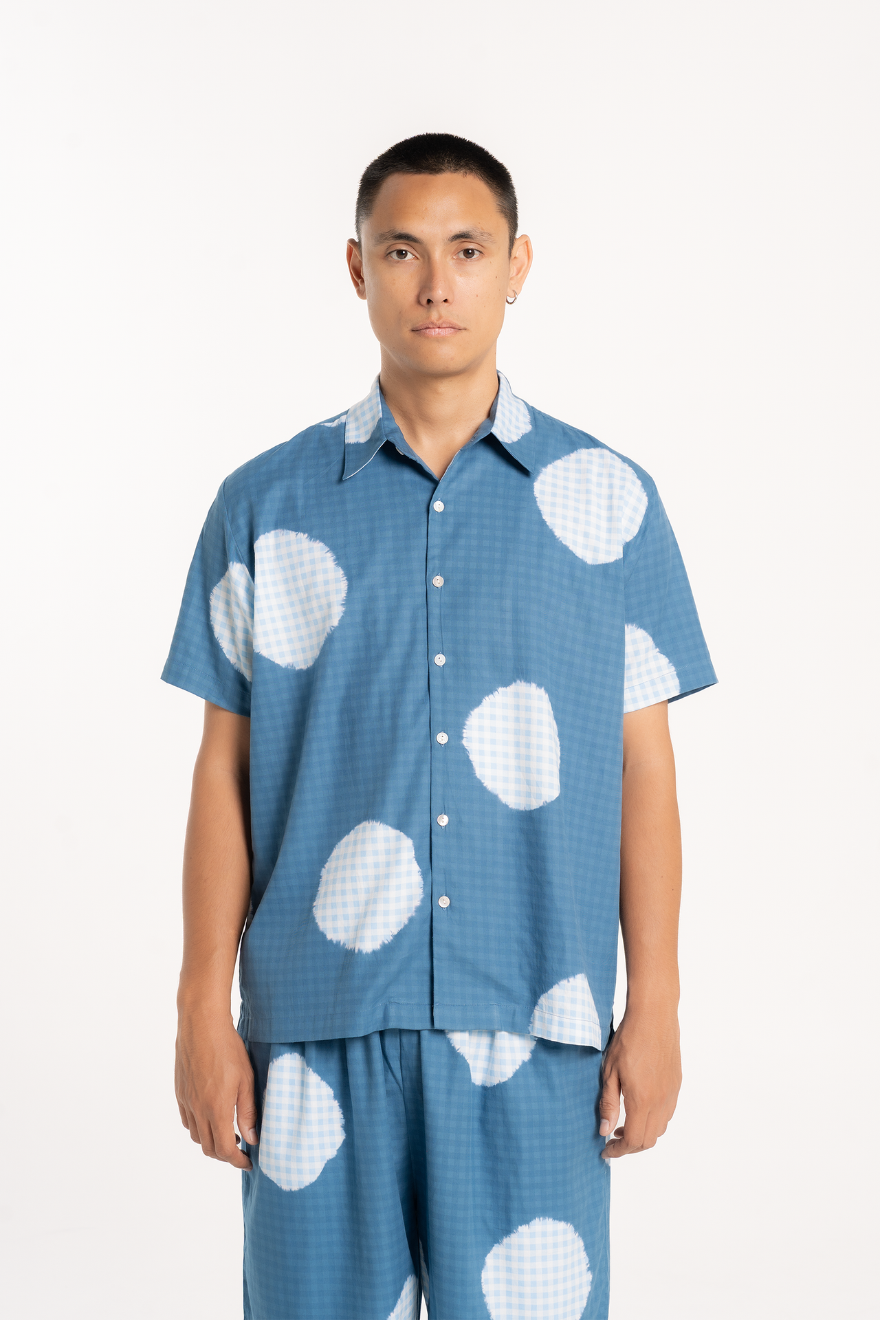 Check Polka Classic Holiday Shirt