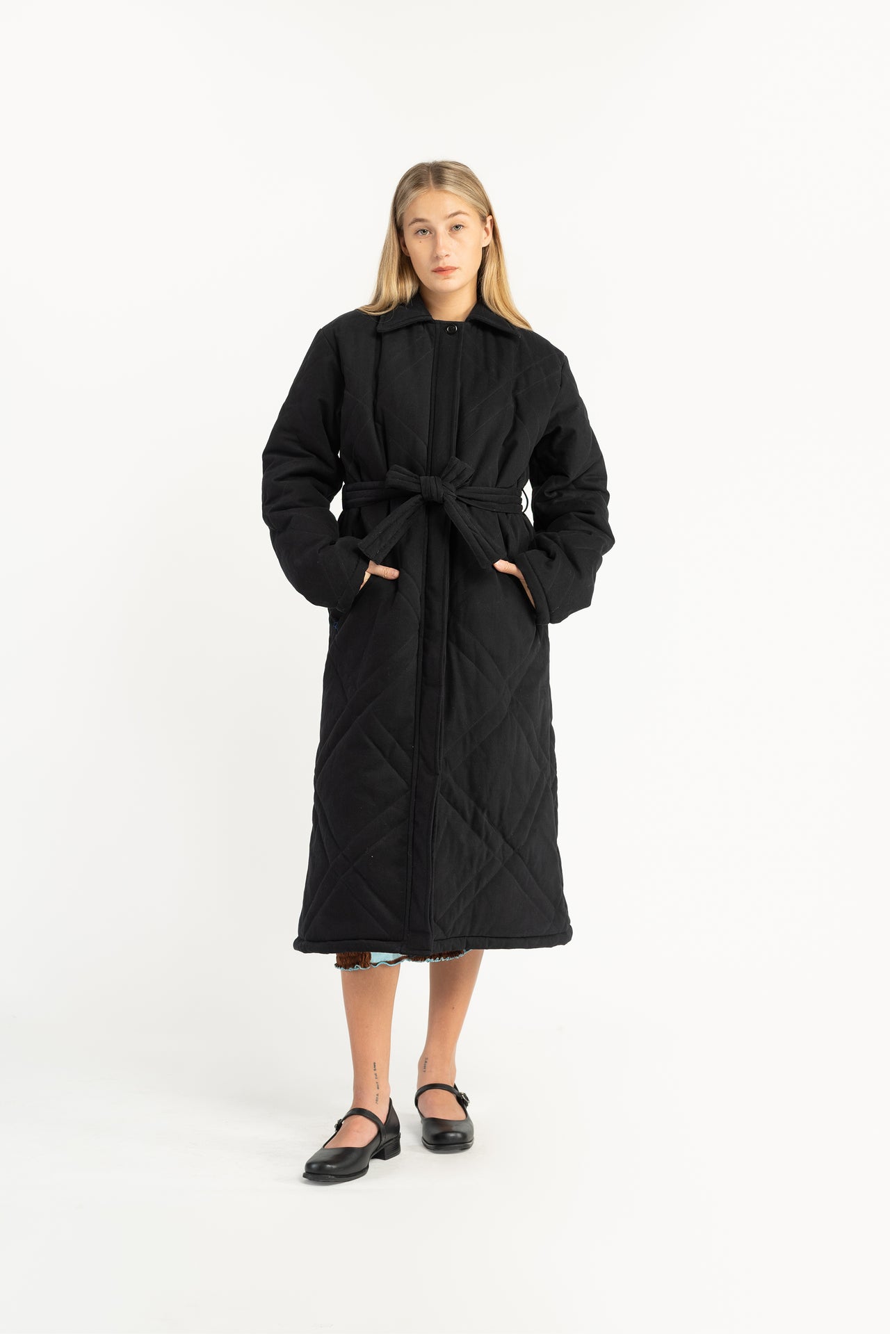 Ebony Puffer Trench