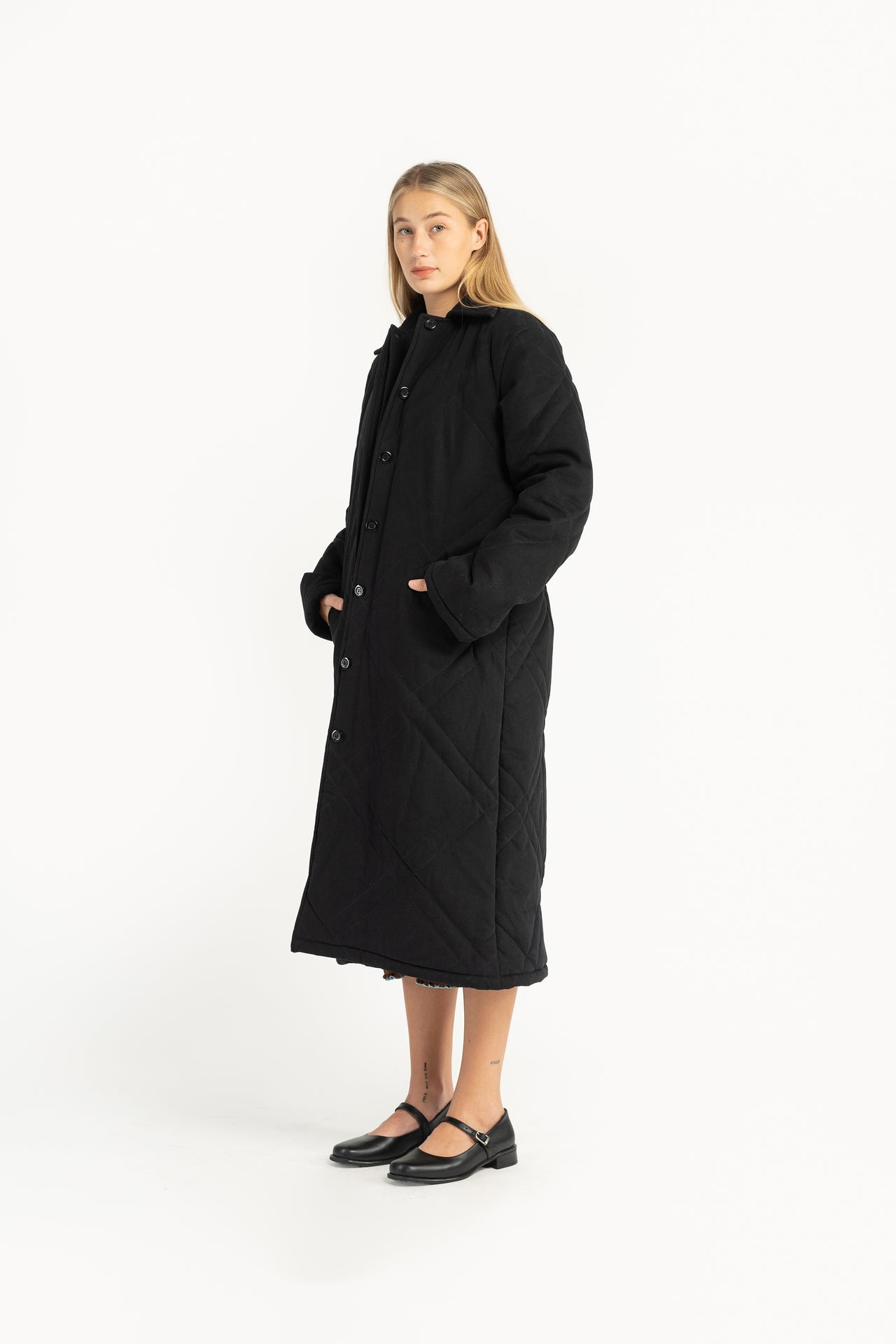 Ebony Puffer Trench