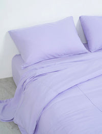 Lilac Bamboo Fitted Sheet
