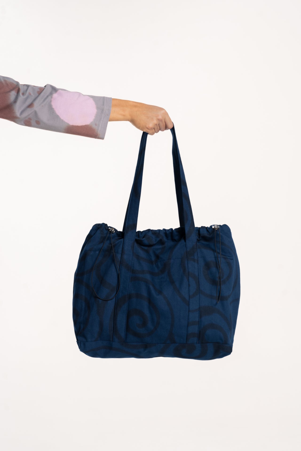 Midnight Swirl Beach Bag
