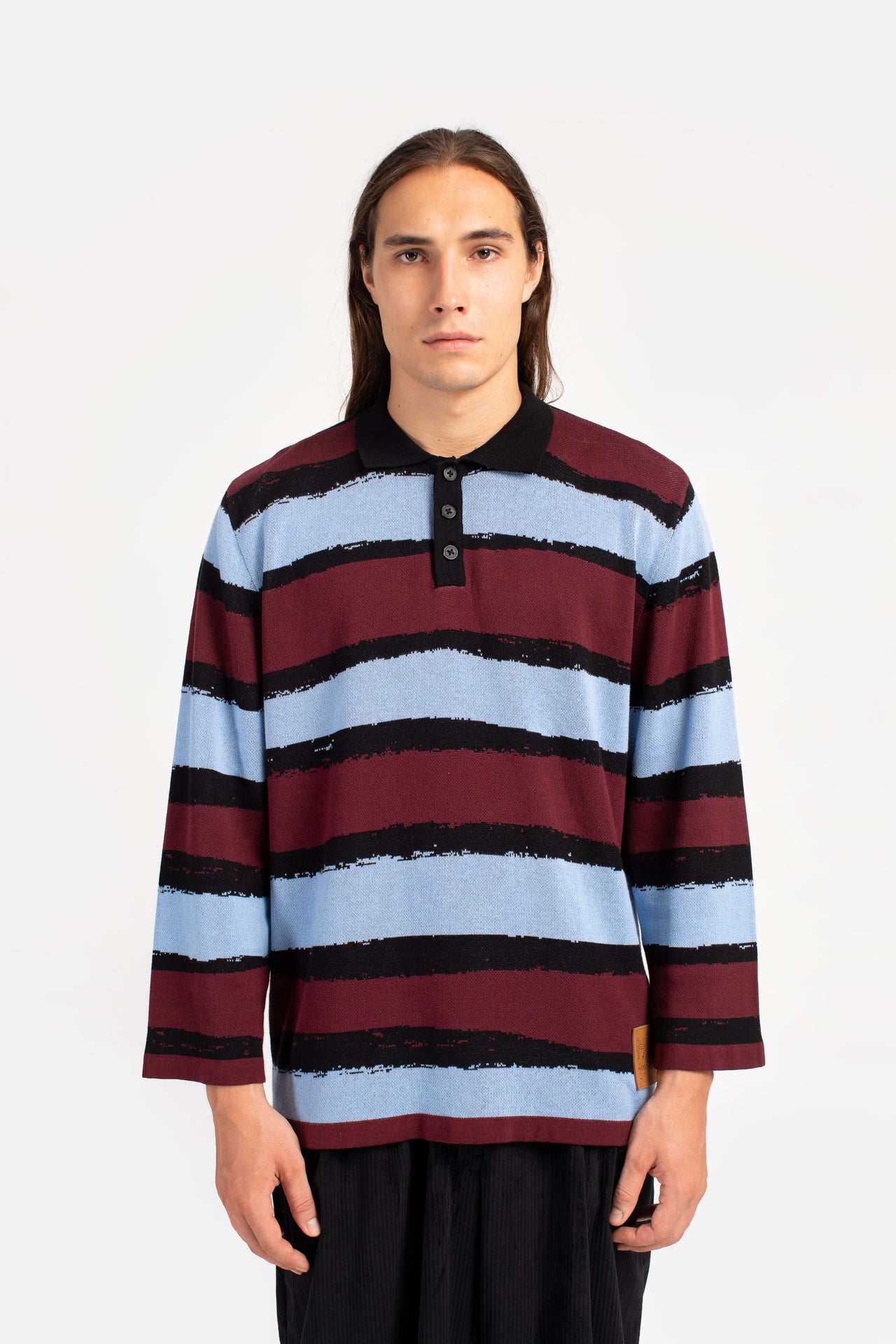 Drawn Stripe Polo