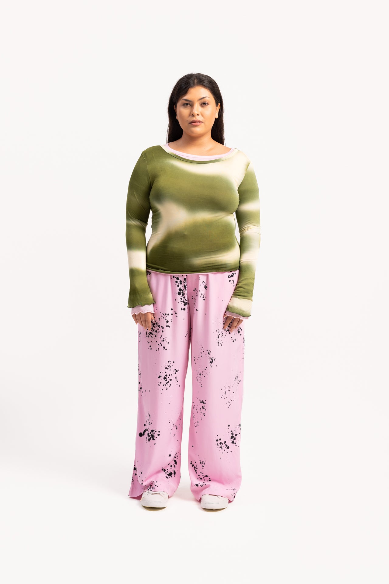 Aria Double Layer Long Sleeve Top