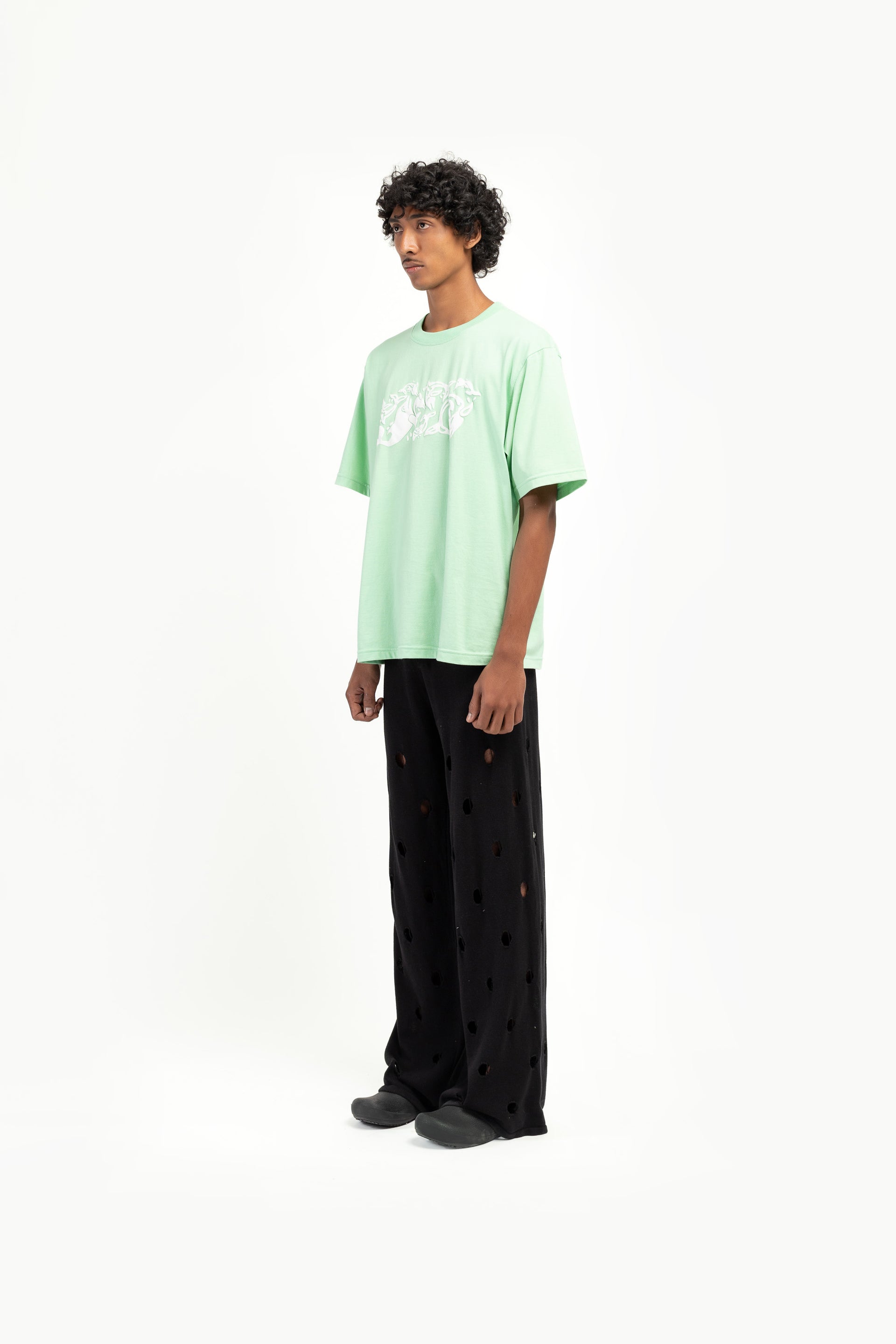 Lime Dolphin Oversized Tee