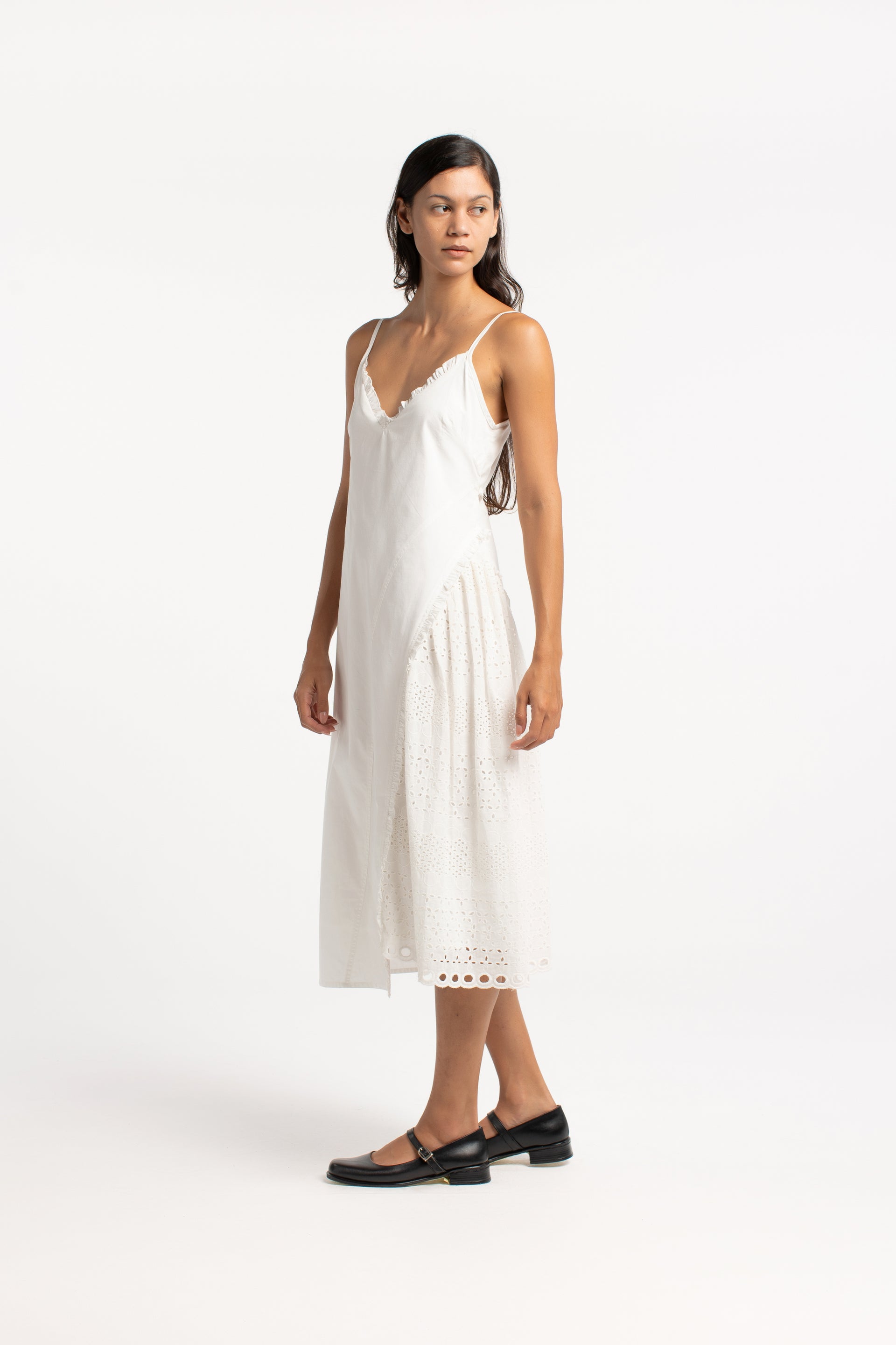 Cotton Anglaise Slip Dress