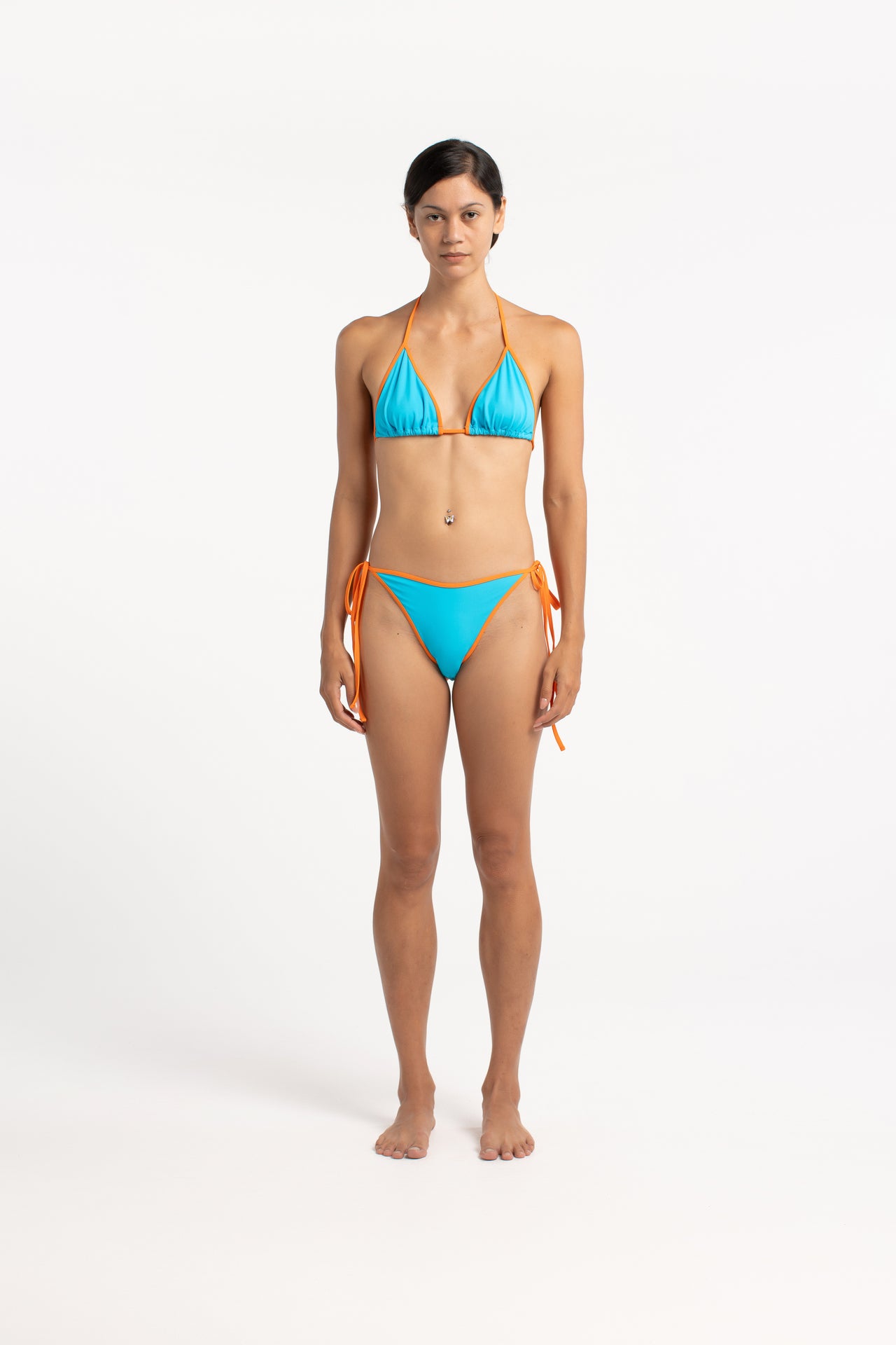 Sky Blue Triangle Bikini