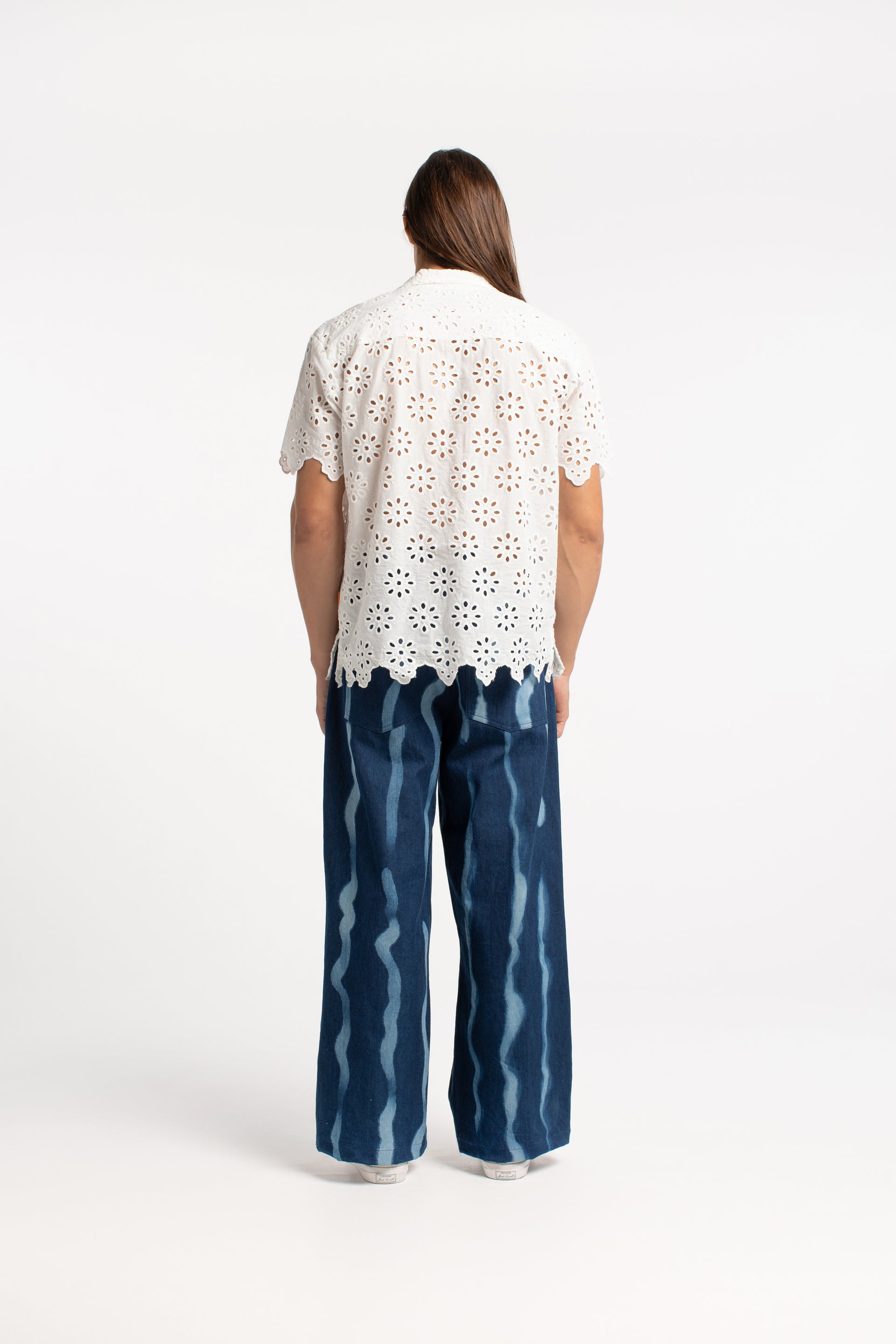 Cotton Anglaise Boxy Shirt