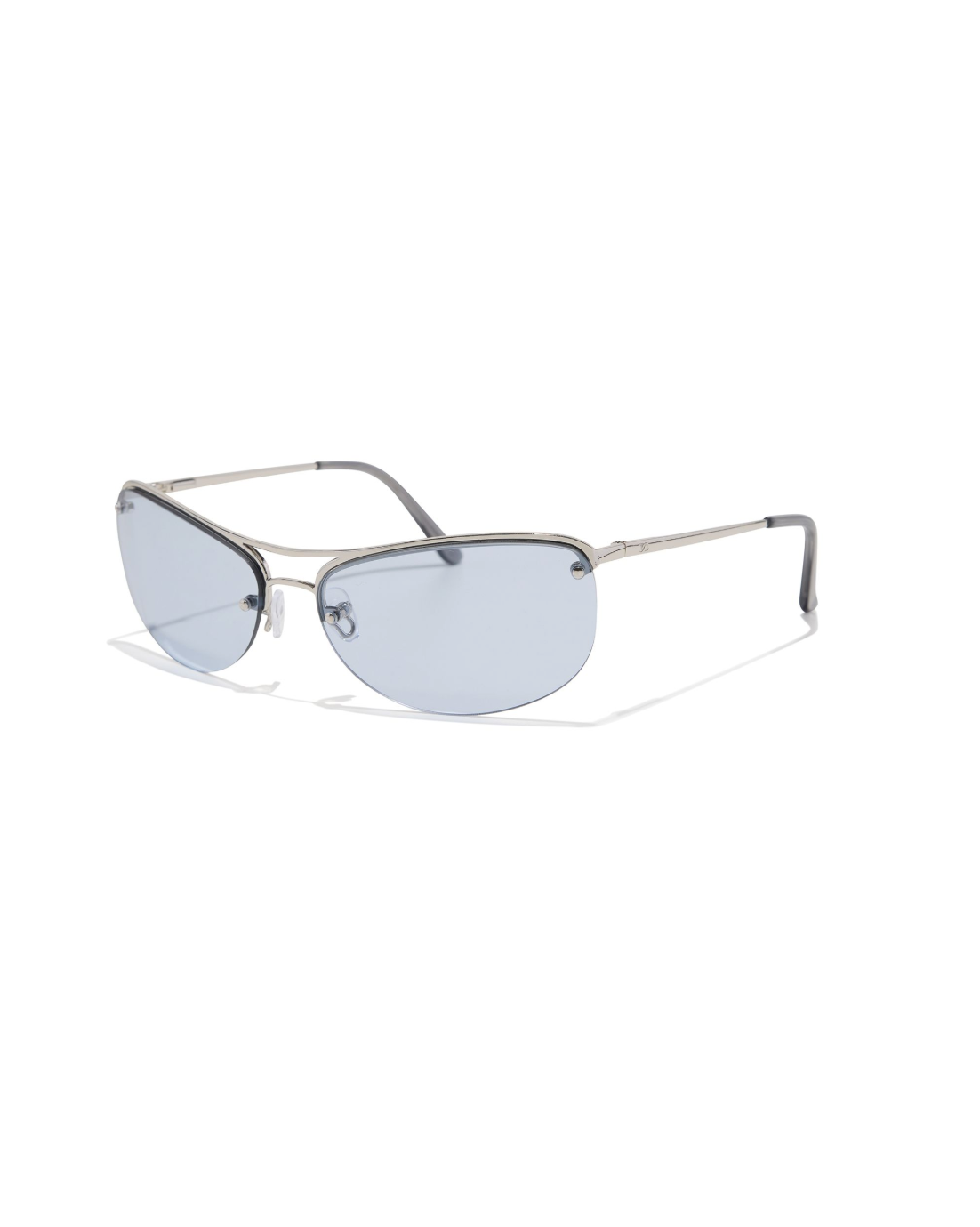 Szade Frame: Slim - Polished Silver / Periwinkle