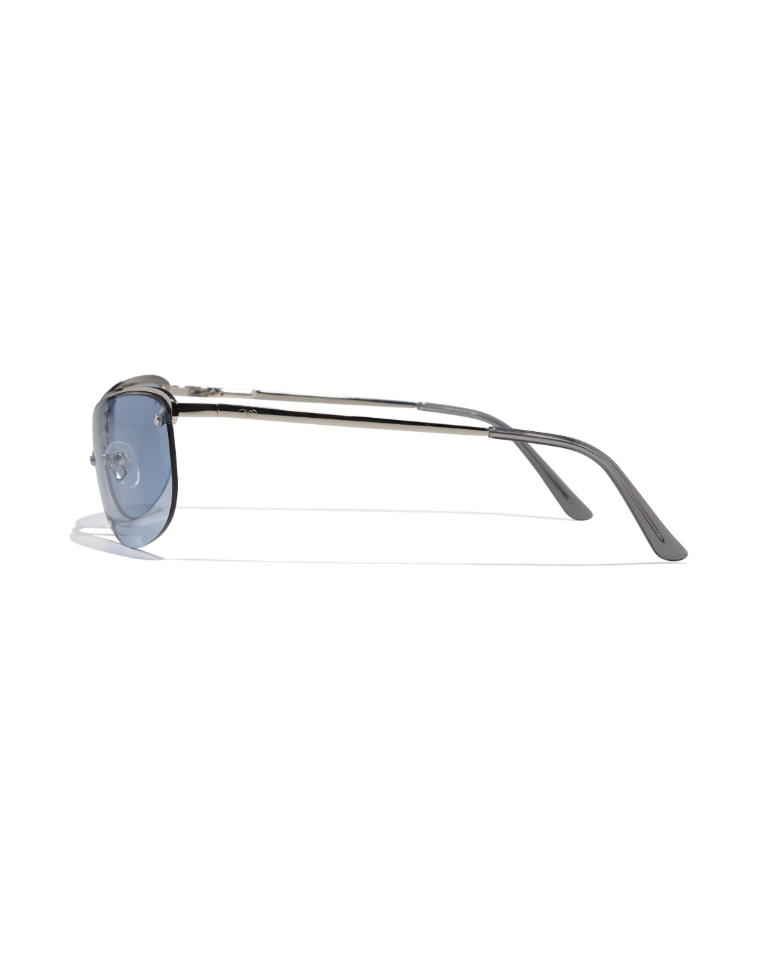 Szade Frame: Slim - Polished Silver / Periwinkle