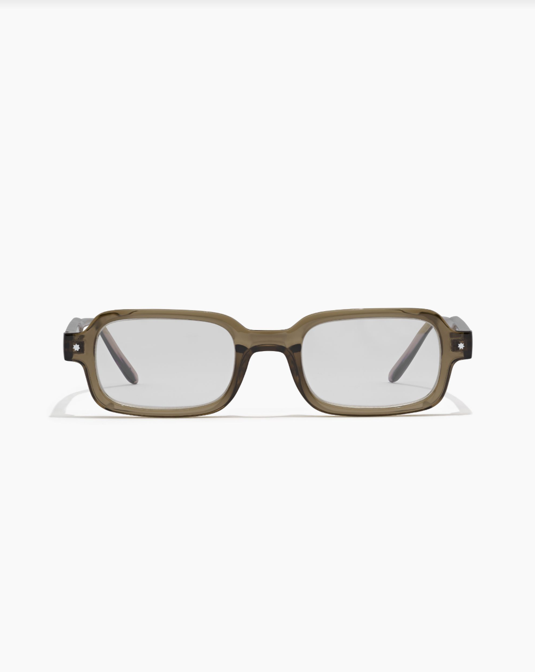 Szade Frame: Wynn - Olive / Clear Blue Light