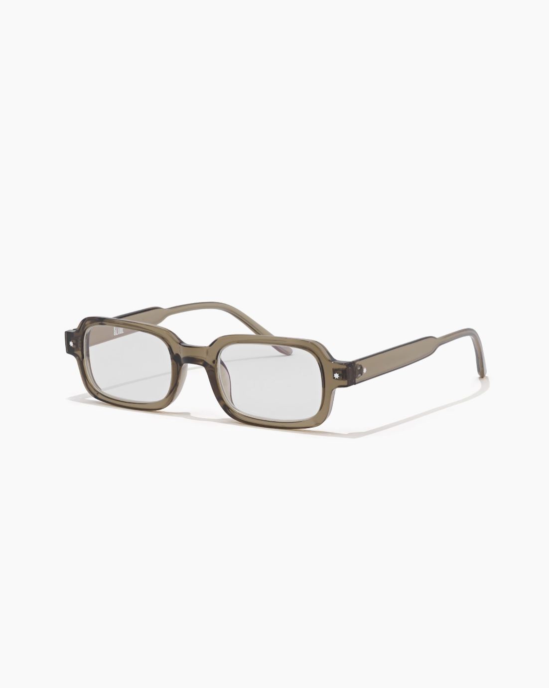 Szade Frame: Wynn - Olive / Clear Blue Light