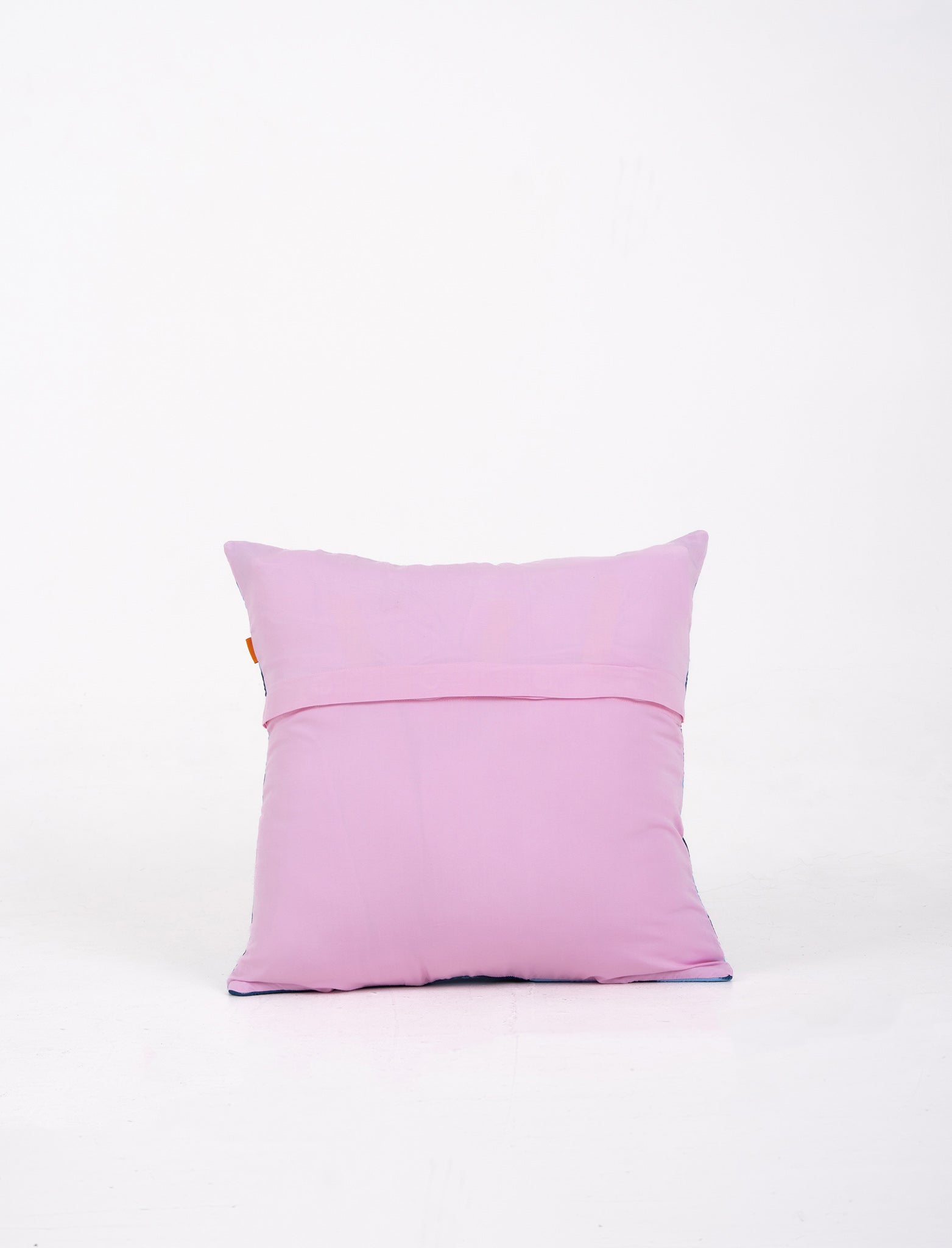 Blue Diamond Quilted Cushion Cover