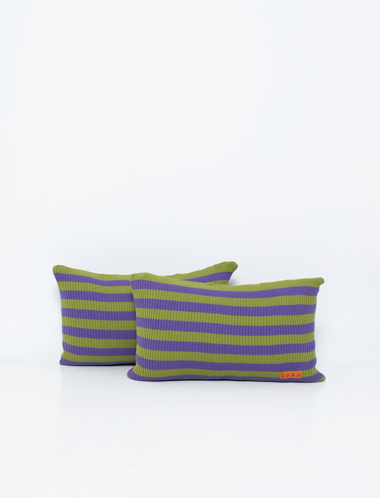 Parsley Ribbed Rectangle Cushion