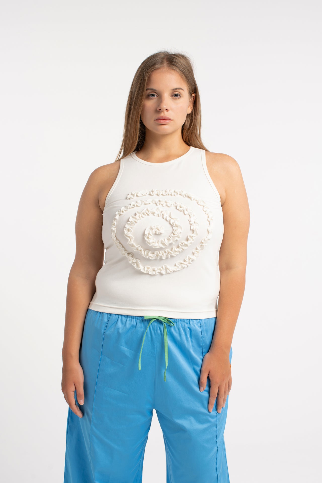 Milk Frill Swirl Tank