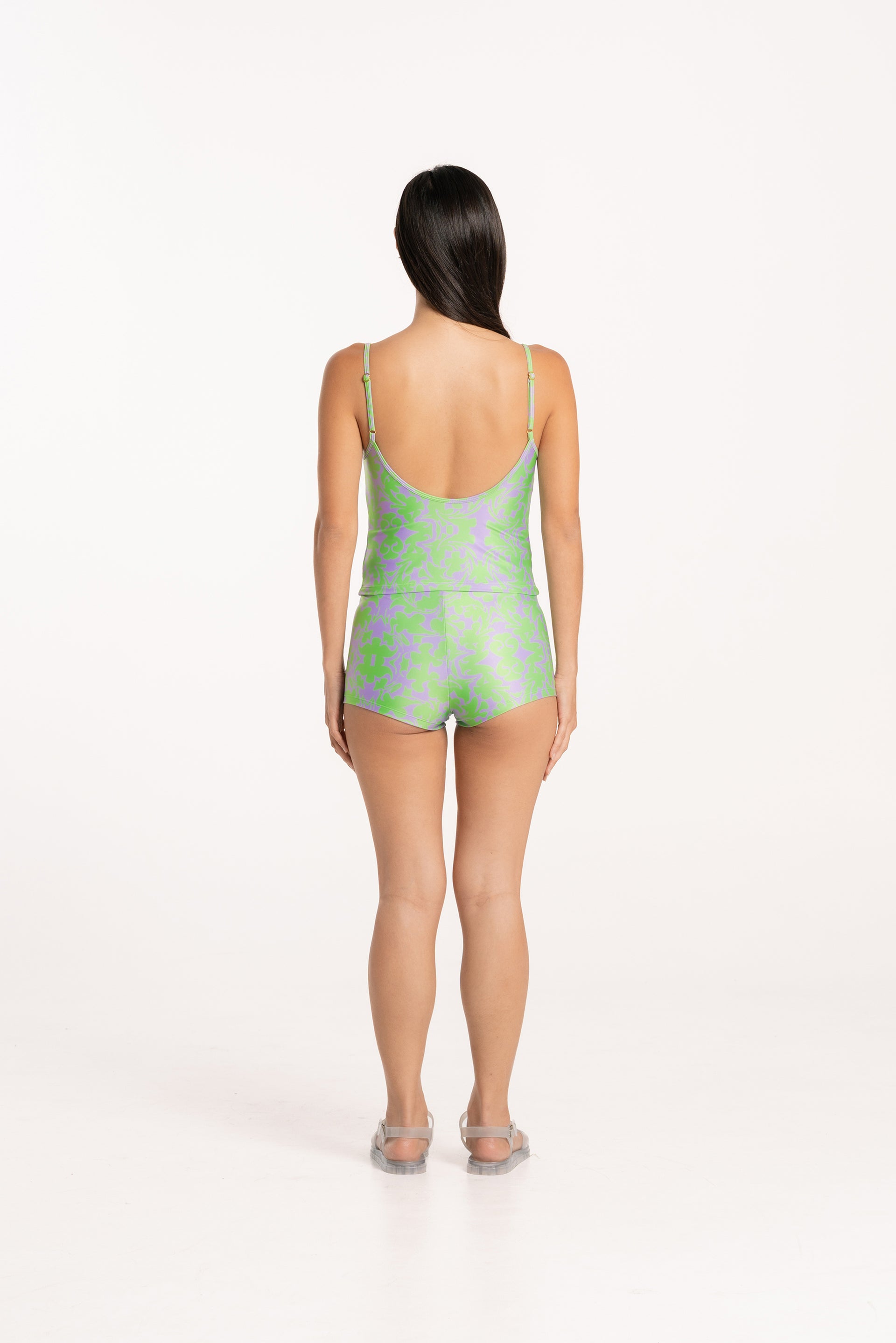 Acid Flower Swim Shorts