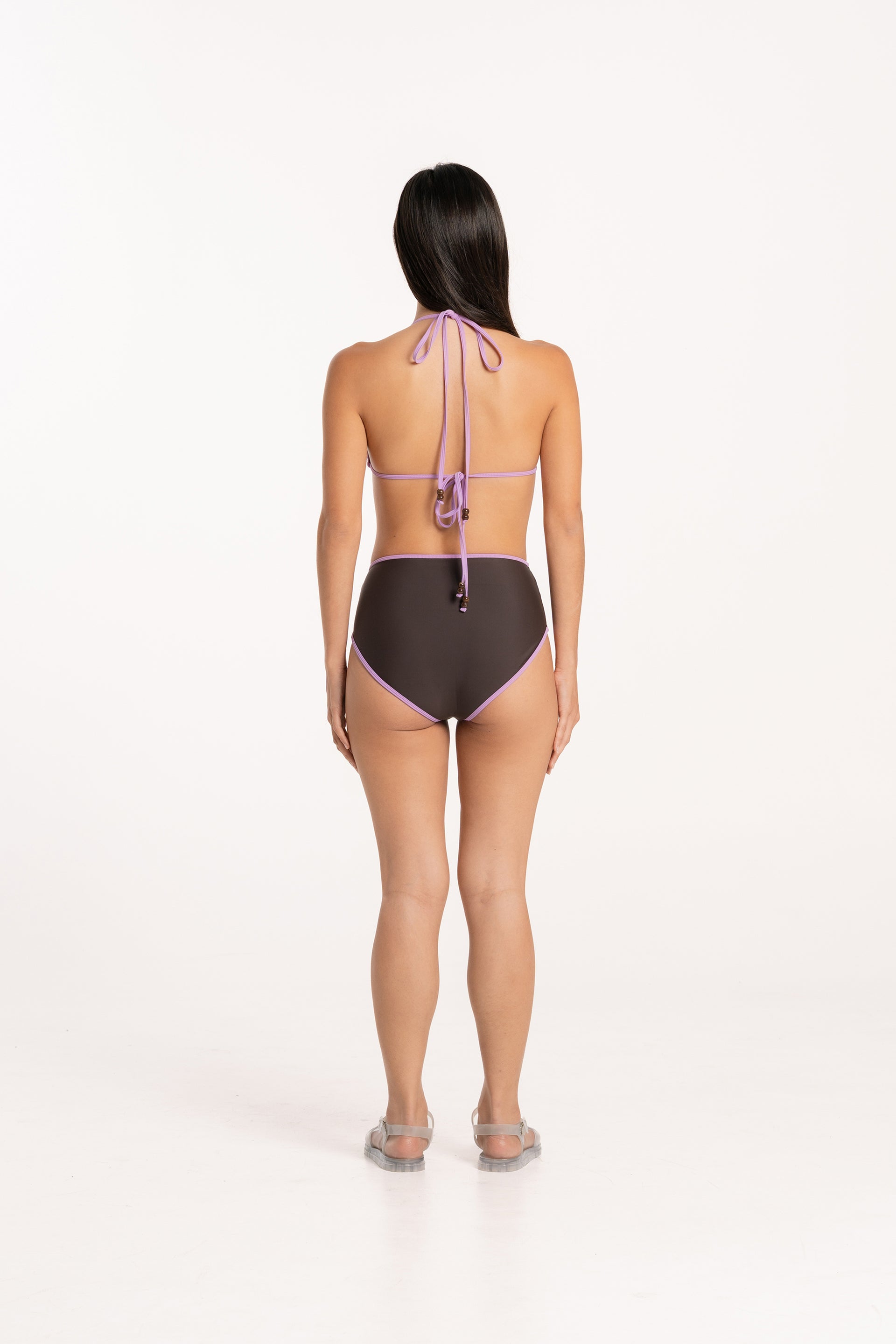 Choc Lilac High Waisted Bottom