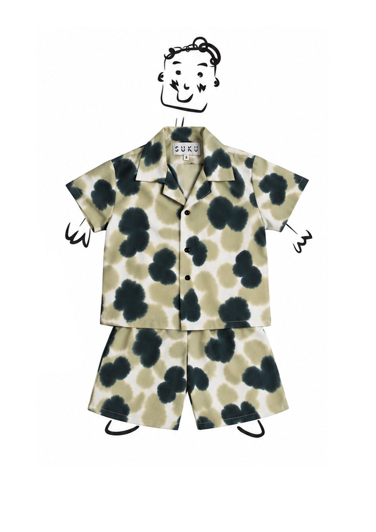 リップルキッズパジャマセット