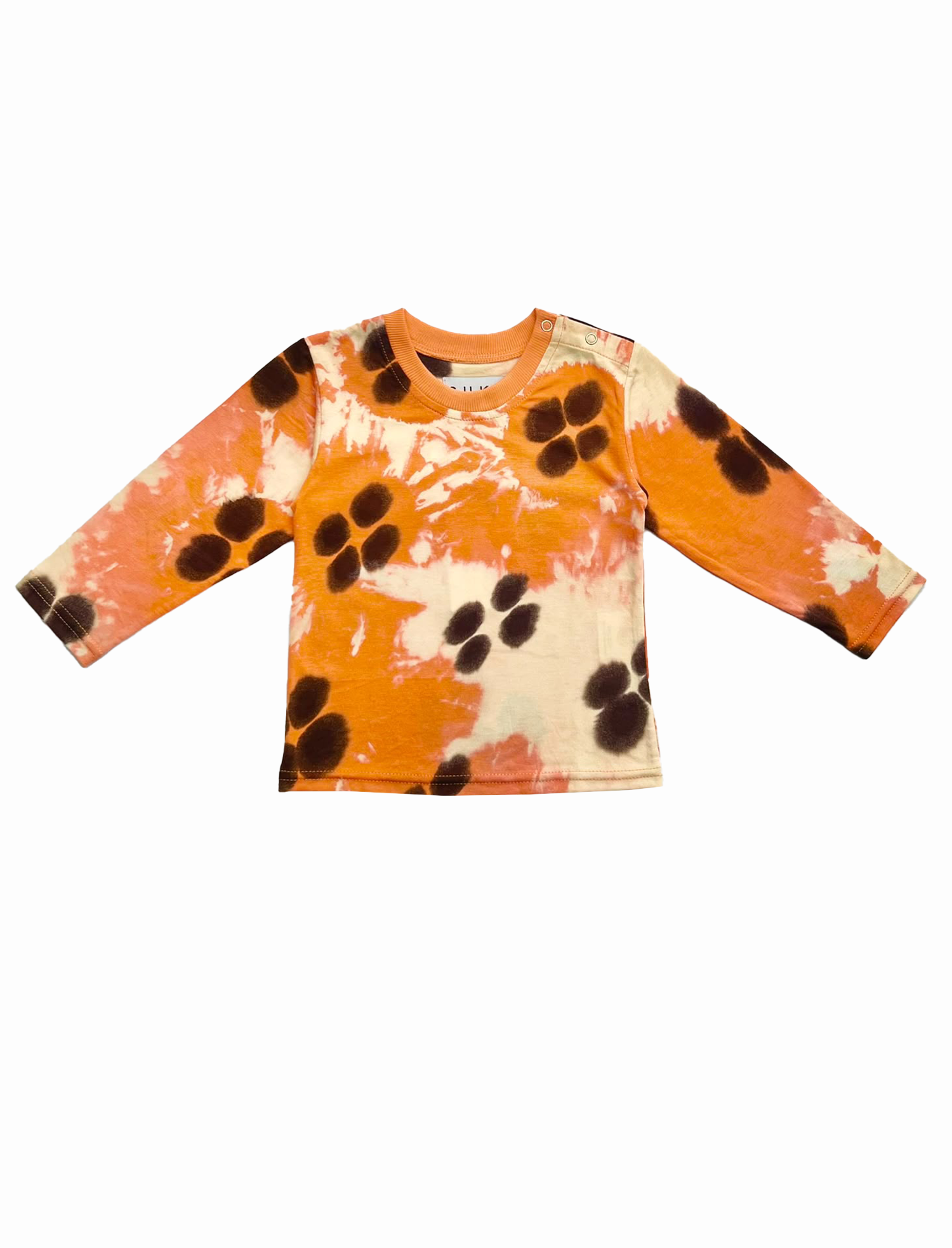 Orange Sakura Kids Long Sleeve Top