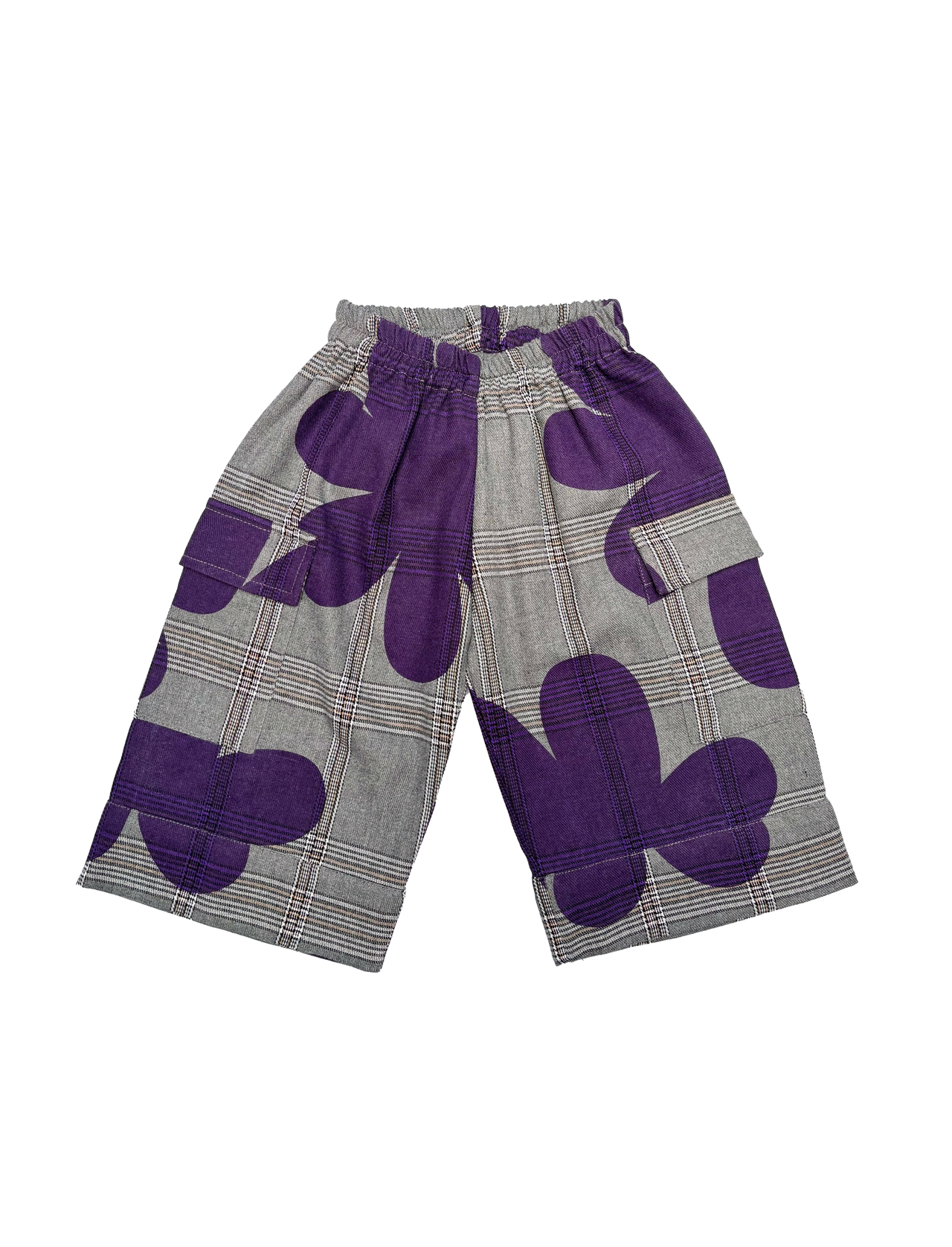 Purple Scribble Kids Flannelette Pants