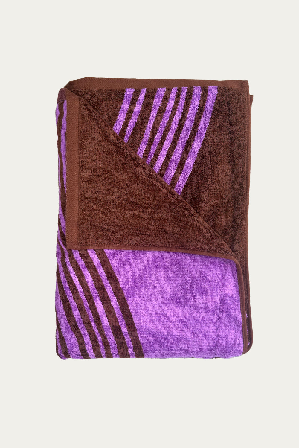 Purple Flux Beach Towel
