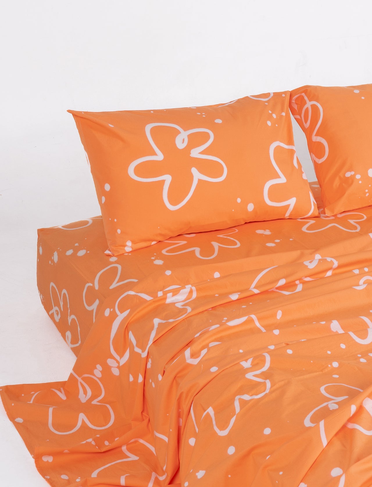 Marigold Cotton Flat Sheet