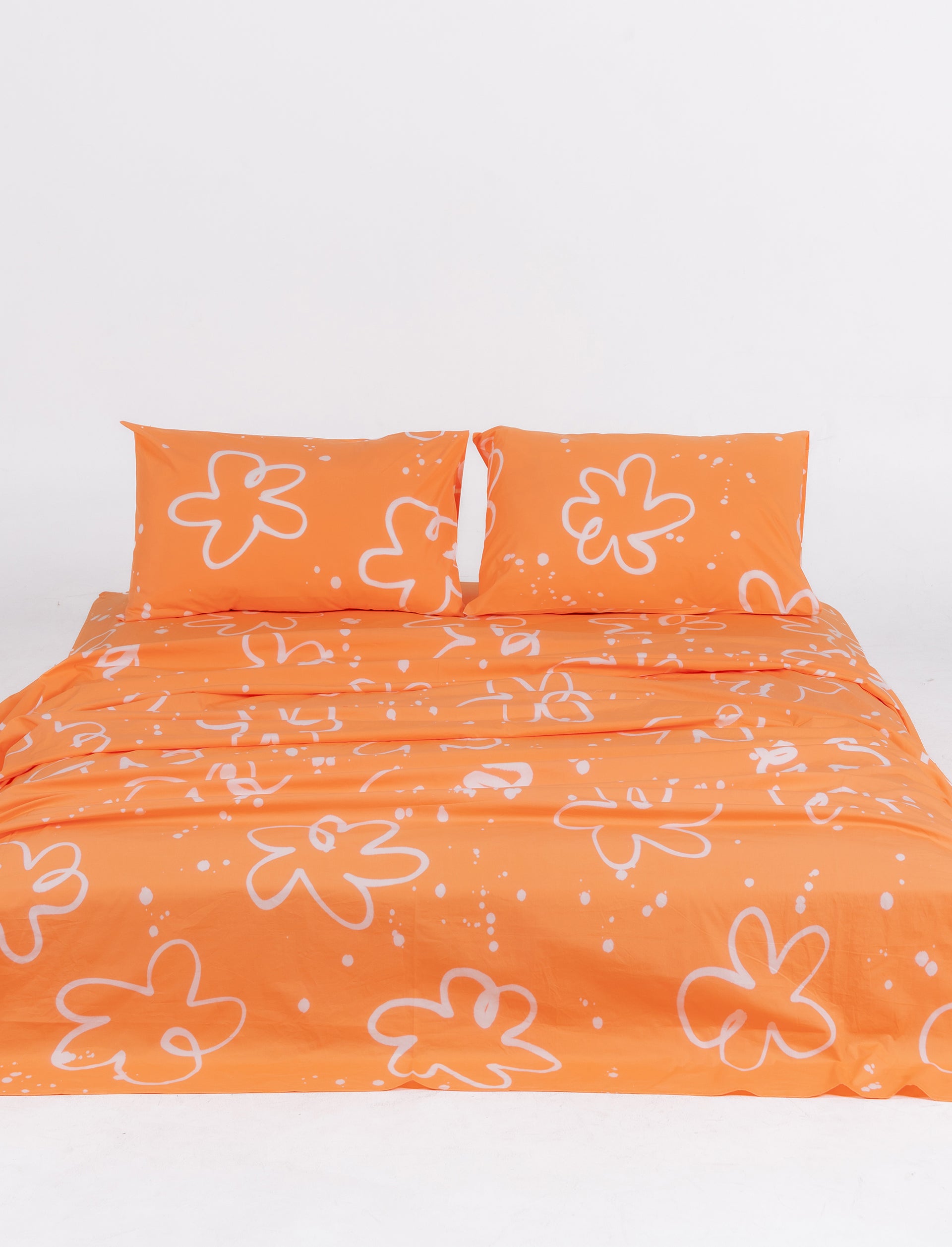 Marigold Cotton Flat Sheet