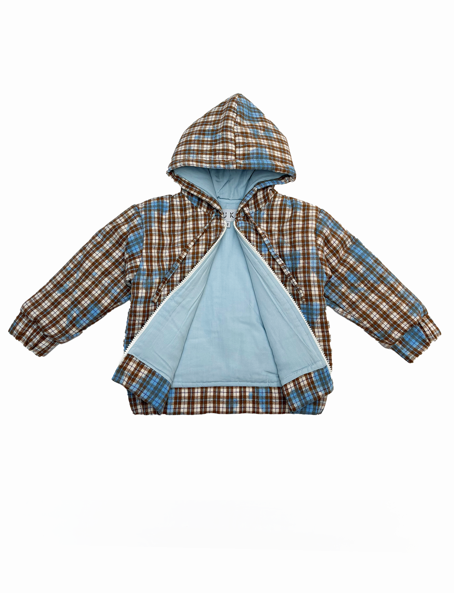 Blue Splash Kids Puffer Bomber