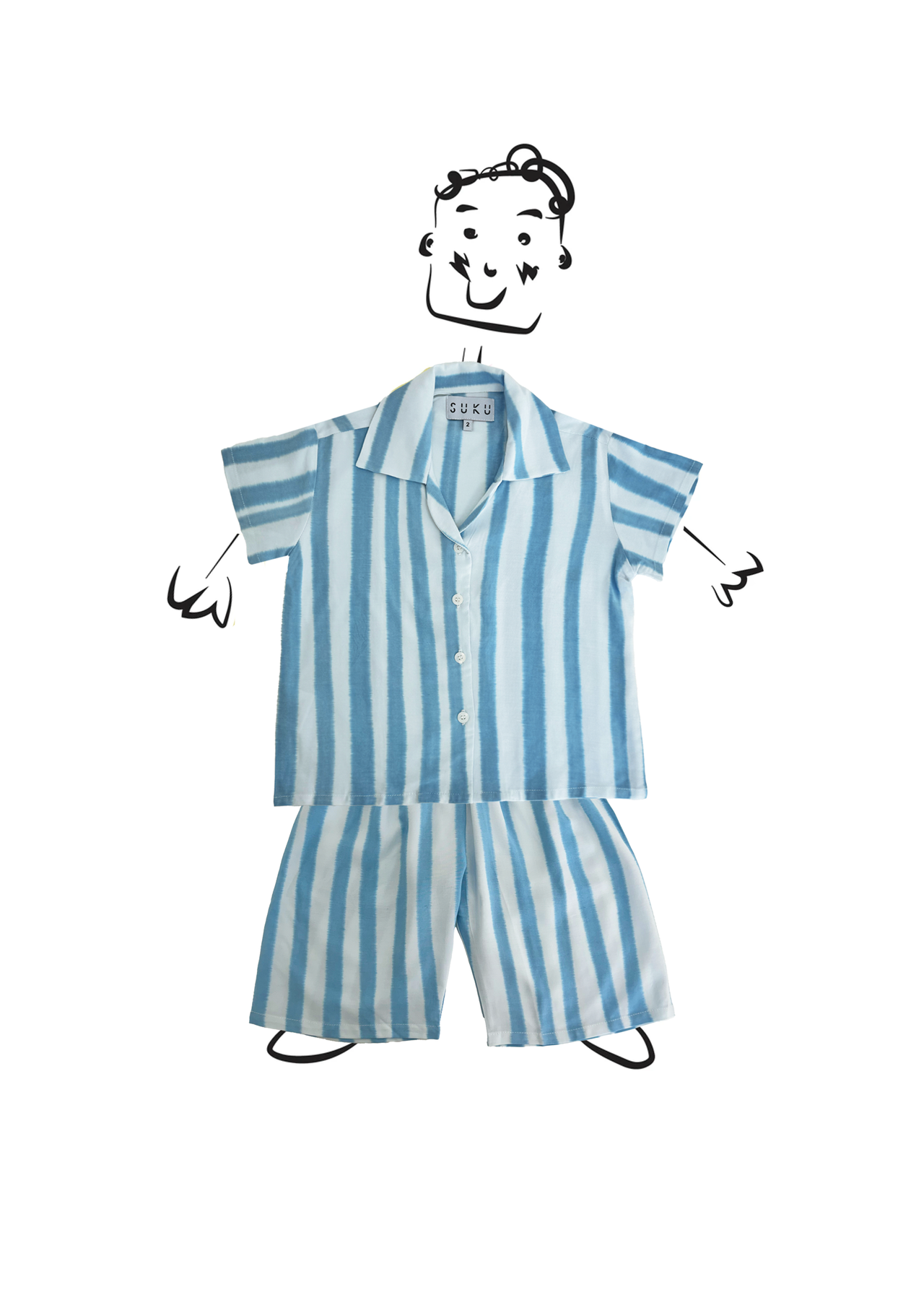 Painted Stripe Kids Pyjamas