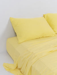 Butter Bamboo Flat Sheet