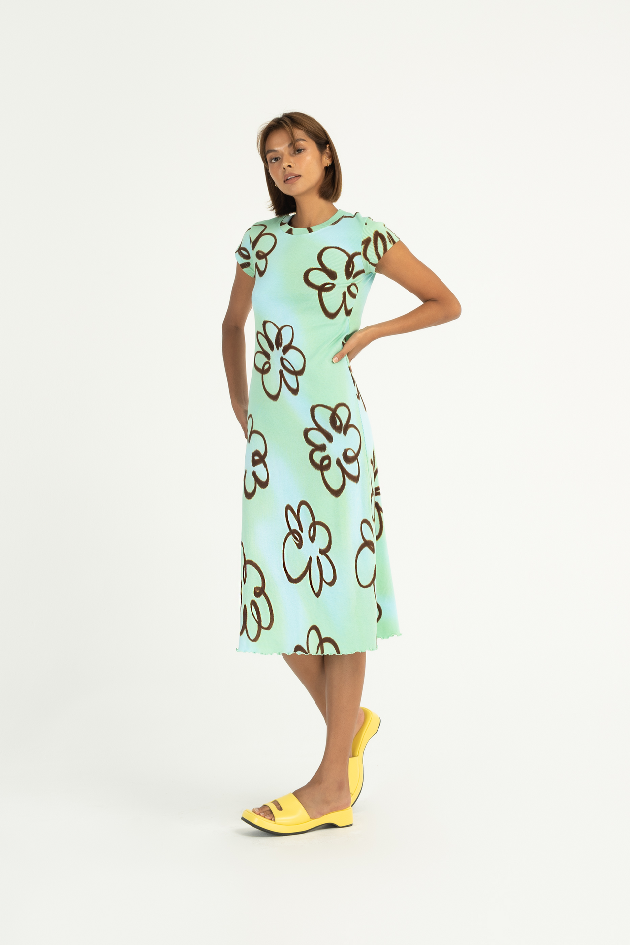 Frangipani Baby Tee Dress