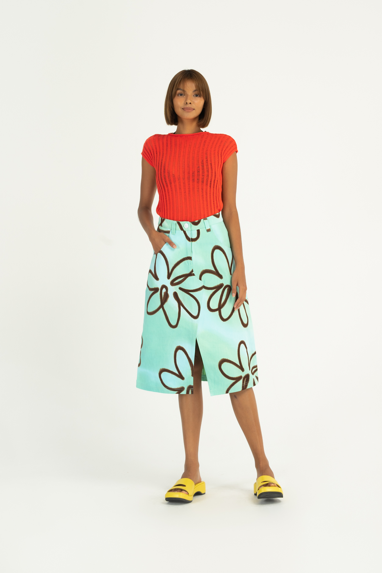 Frangipani Maxi Skirt