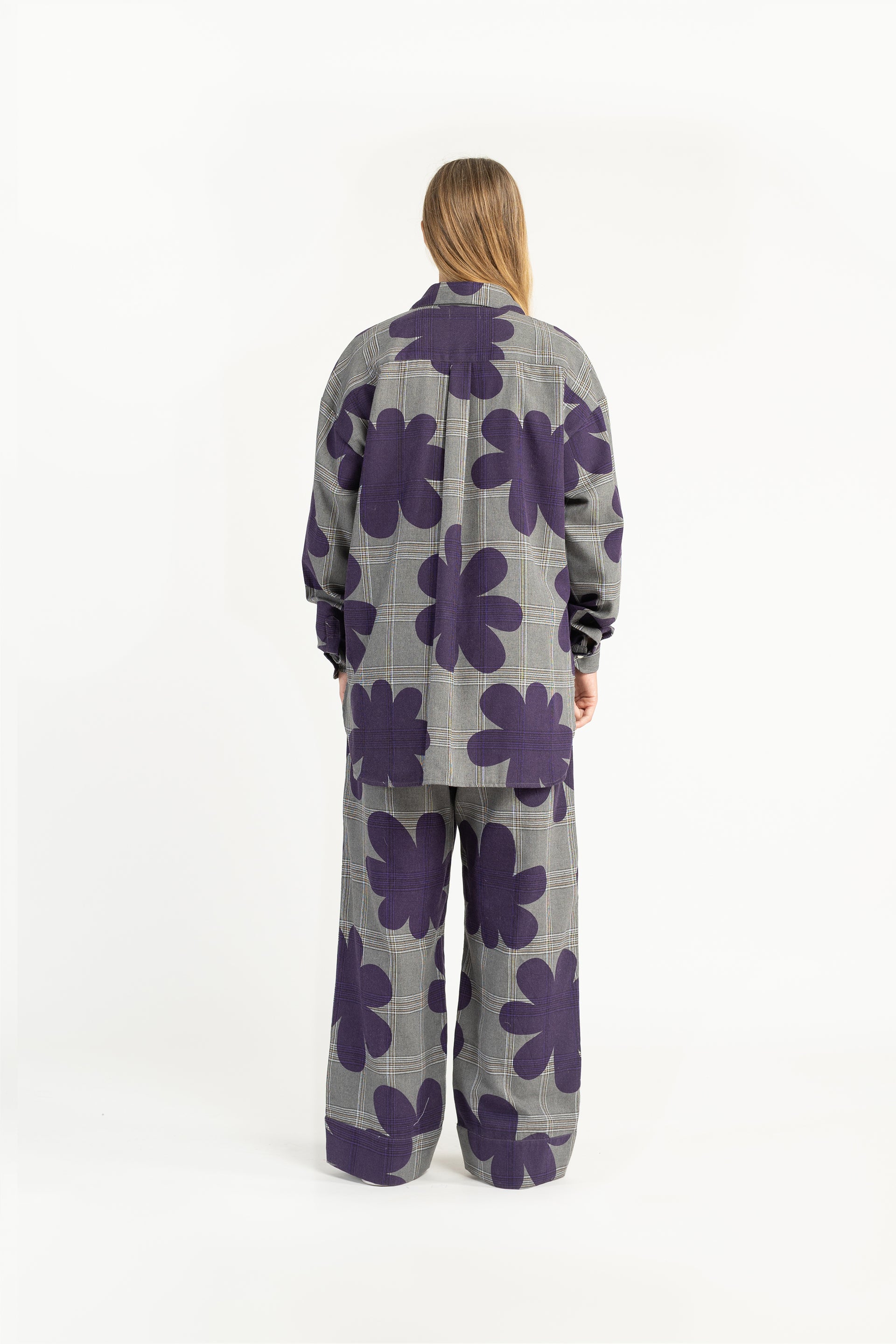 Purple Scribble Flannelette Pyjamas