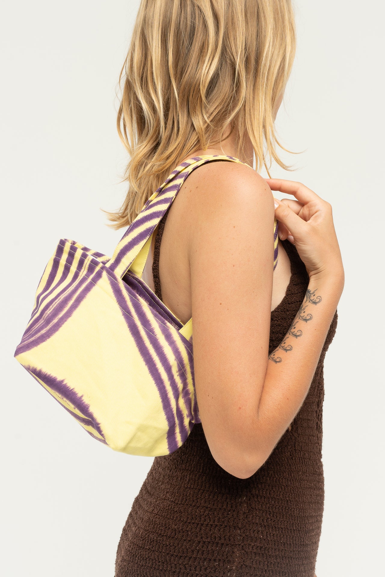 Yellow Flux Mini Tote