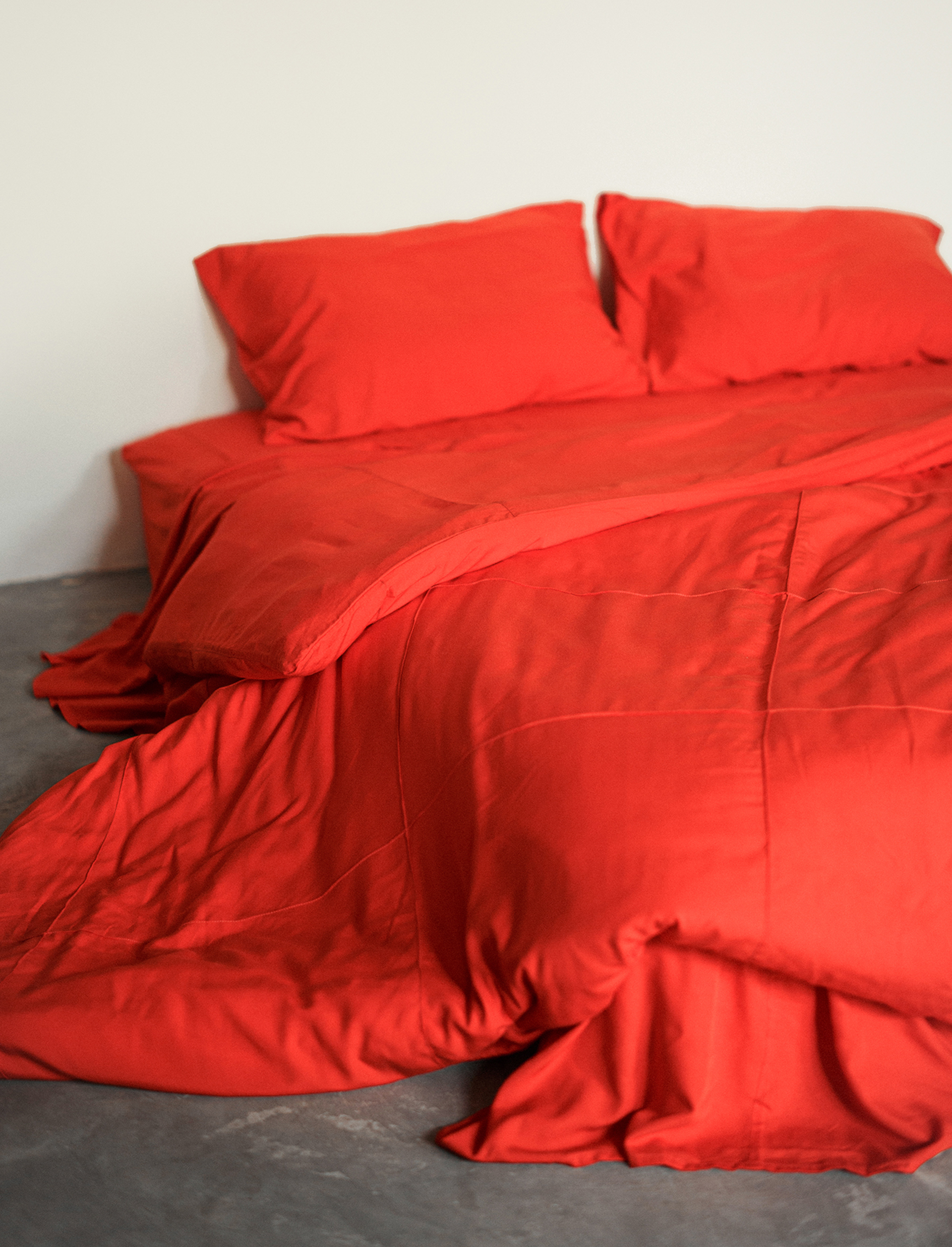 Scarlet Bamboo Quilt Cover Set