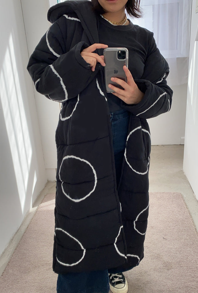 Moon Long Puffer Robe