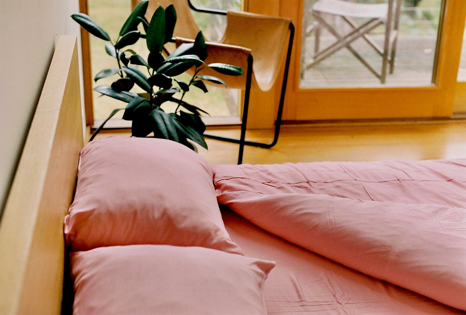 Dust Pink Quilt Cover Set